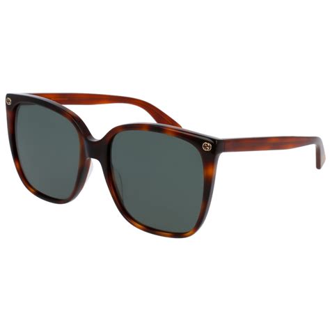 gucci sunglasses avana gg0022s 002|Gucci Square Rectangle Sunglasses Havana/Havana/Green .